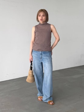 「BABYLONE（バビロン）のアイテム」を使った、ゆうなさん（レディース・156cm）の夏コーディネート