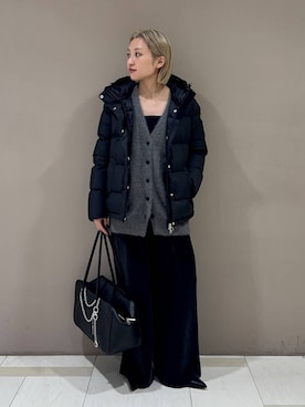 「LAPUIS（ラピュイ）の【LAPUIS】Multi chain（キーホルダー）」を使った、ゆうなさん（レディース・156cm）の秋コーディネート