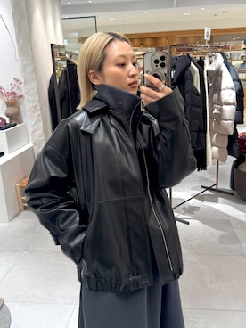 「アイテム（カバーオール）」を使った、ゆうなさん（レディース・156cm・20代）の冬コーディネート