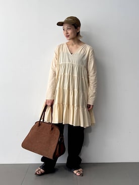 「Marilyn Moon（マリリンムーン）のアイテム」を使った、ゆうなさん（レディース・156cm）の秋コーディネート