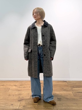 「MOHI（モヒ）のアイテム」を使った、ゆうなさん（レディース・156cm）の秋コーディネート