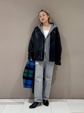 「アイテム（カバーオール）」を使った、ゆうなさん（レディース・156cm・20代）の秋コーディネート