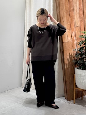 「ADD CULUMN（アドカラム）のアイテム」を使った、ゆうなさん（レディース・156cm）の春コーディネート