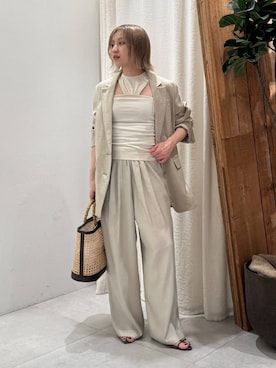 「BABYLONE（バビロン）のアイテム」を使った、ゆうなさん（レディース・156cm）の春コーディネート