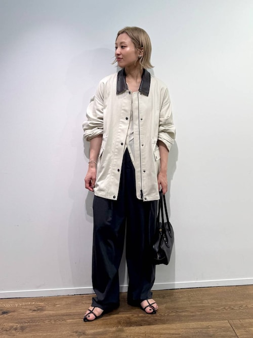 週末限定値下げ⭐︎コットンカルゼバイカラーブルゾン セール】コットンカルゼバイカラーブルゾン（ブルゾン）｜BABYLONE