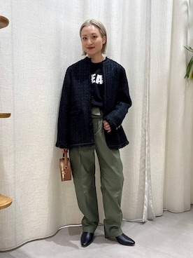 「アイテム（その他アウター）」を使った、ゆうなさん（レディース・156cm・20代）の秋コーディネート