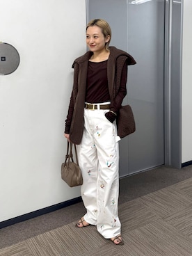 「アイテム（その他アウター）」を使った、ゆうなさん（レディース・156cm・20代）の秋コーディネート