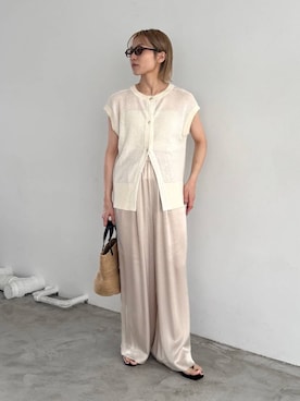 「MOHI（モヒ）のアイテム」を使った、ゆうなさん（レディース・156cm）の夏コーディネート