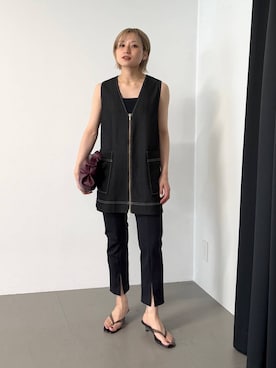 「MOHI（モヒ）のアイテム」を使った、ゆうなさん（レディース・156cm）の夏コーディネート