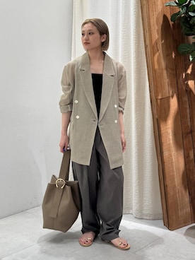 ゆうなさん(レディース・156cm)の春コーディネート