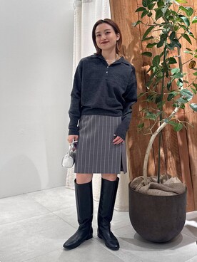ゆうなさん(レディース・156cm)の秋コーディネート
