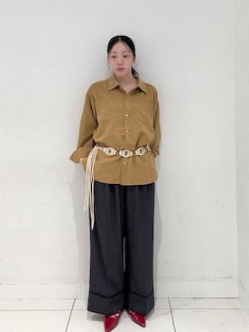 「SENSE OF PLACE by URBAN RESEARCH（センスオブプレイスバイアーバンリサーチ）のアイテム（パンプス）」を使った、sawaさん（レディース・168cm）の夏コーディネート