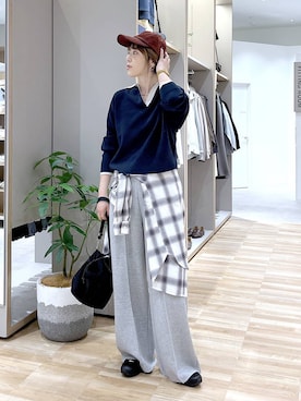 はってぃーさん（レディース・168cm）の秋コーディネート