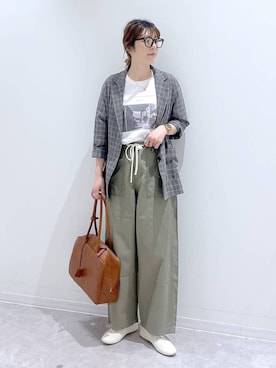 「ネックレス」｜はってぃーさん（レディース・168cm）の春コーディネート