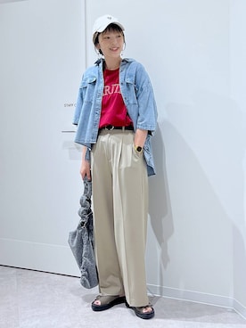 はってぃーさん（レディース・168cm）の夏コーディネート