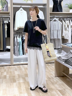 はってぃーさん（レディース・168cm）の夏コーディネート