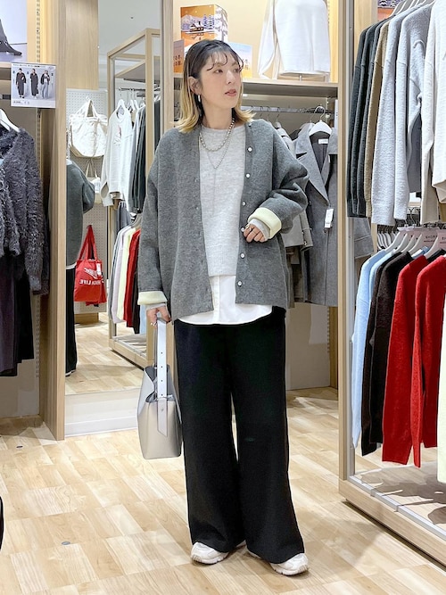 セール】バイカラーニットブルソン/616811（カーディガン/ボレロ