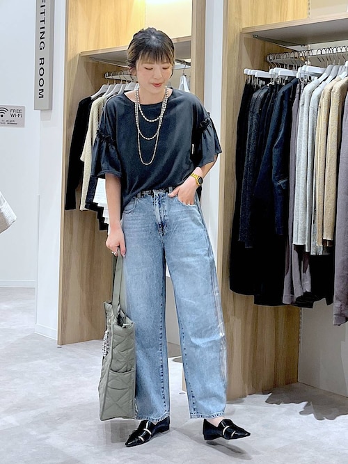 ひぃページ GLOBAL WORK ステラタウンはってぃーさんのデニムパンツを使った