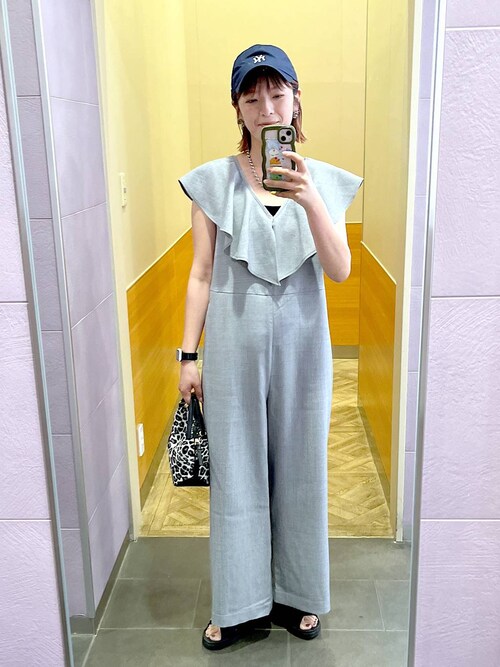 machatt】リネンオールインワン