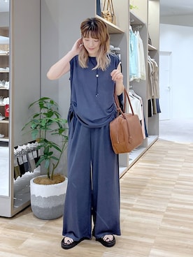 「GLOBAL WORK（グローバルワーク）のアイテム」を使った、はってぃーさん（レディース・168cm）の夏コーディネート