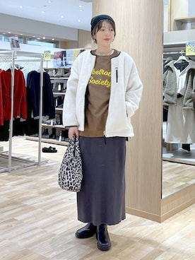 はってぃーさん（レディース・168cm）の秋コーディネート