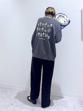 「アイテム（クッション/クッションカバー）」を使った、はってぃーさん（レディース・168cm）の秋コーディネート