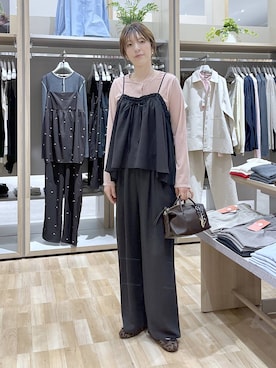 「GLOBAL WORK（グローバルワーク）のアイテム（シューズ）」を使った、はってぃーさん（レディース・168cm）の春コーディネート