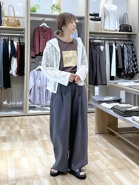 はってぃーさん（レディース・168cm）の夏コーディネート