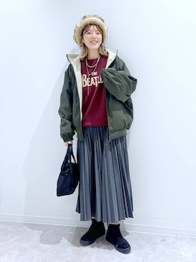 はってぃーさん（レディース・168cm）の冬コーディネート