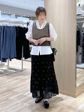 はってぃーさん（レディース・168cm）の春コーディネート