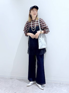 はってぃーさん（レディース・168cm）の冬コーディネート