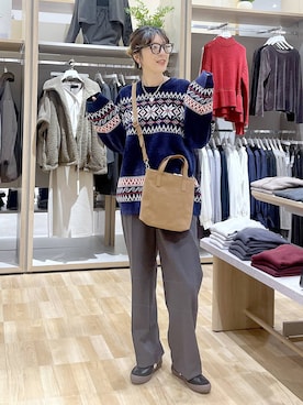 「GLOBAL WORK（グローバルワーク）のアイテム（サングラス）」を使った、はってぃーさん（レディース・168cm）の秋コーディネート