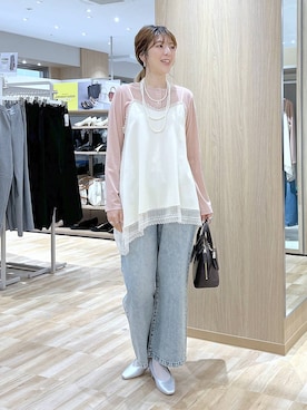 はってぃーさん（レディース・168cm）の春コーディネート