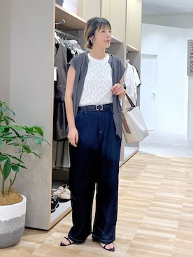 はってぃーさん（レディース・168cm）の夏コーディネート