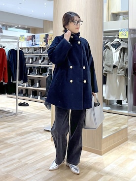 「GLOBAL WORK（グローバルワーク）のアイテム（バッグ）」を使った、はってぃーさん（レディース・168cm）の秋コーディネート