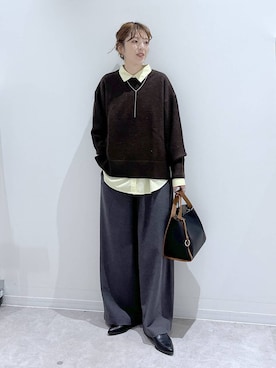 はってぃーさん（レディース・168cm）の冬コーディネート