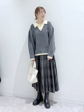 はってぃーさん(レディース・168cm)の冬コーディネート