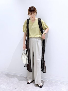 はってぃーさん（レディース・168cm）の夏コーディネート