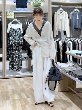 はってぃーさん（レディース・168cm）の春コーディネート