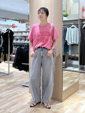 「アイテム（ヘアバンド）」を使った、はってぃーさん（レディース・168cm）の夏コーディネート