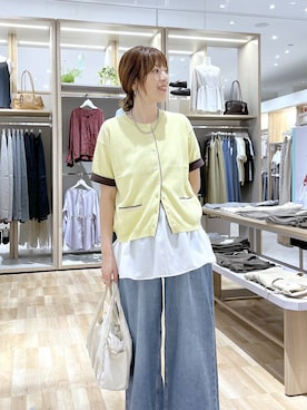 「GLOBAL WORK（グローバルワーク）のアイテム」を使った、はってぃーさん（レディース・168cm）の夏コーディネート