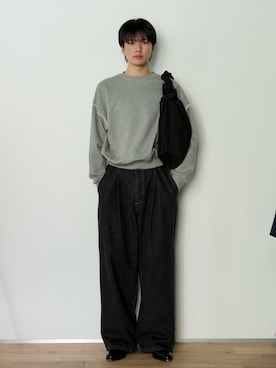 「SINSS（シンス）のアイテム」を使った、simsim91さん（骨格ストレート・メンズ・181cm）の春コーディネート