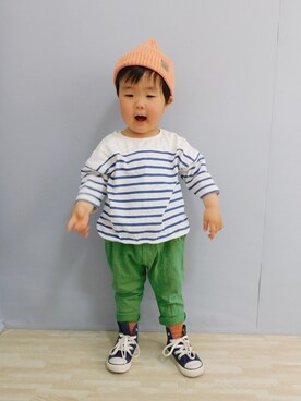まろすけさん（キッズ・90cm）の春コーディネート