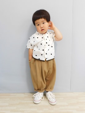 まろすけさん（キッズ・90cm）の夏コーディネート