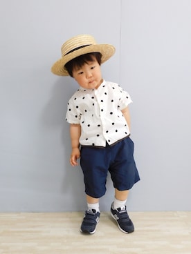 まろすけさん（キッズ・90cm）の春コーディネート