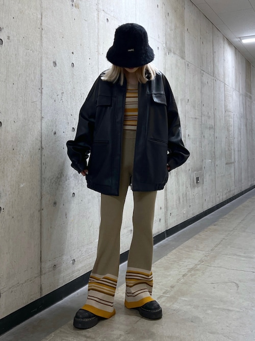 ジャケット・アウター X-girl  FAUX LEATHER OVERSIZED JACKET ジャケット・アウター X-girl FAUX LEATHER OVERSIZED JACKET X-girl