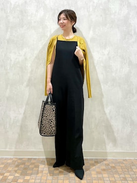 「andemiu」｜「アイテム（オールインワン・サロペット）」を使った、manami00716さん（レディース・155cm）の夏コーディネート