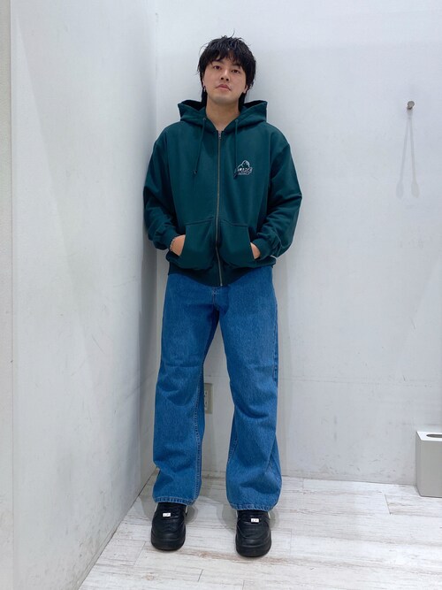 STANDARD LOGO ZIP HOODED SWEATSHIRT（パーカー）｜XLARGE