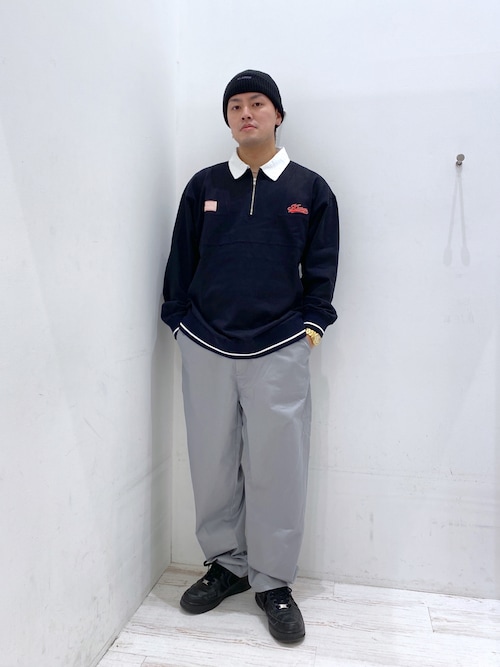 セール】EMBROIDERED RUGBY SHIRT XLARGE（ポロシャツ）｜XLARGE
