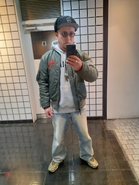 「Lafayette（ラファイエット）のアイテム」を使った、$sho$さん（メンズ・172cm）の冬コーディネート